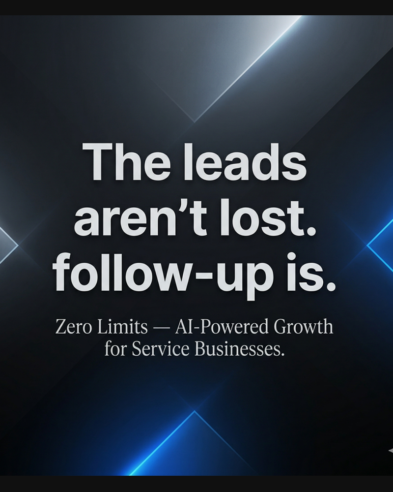 Leads are not lost your follow up is